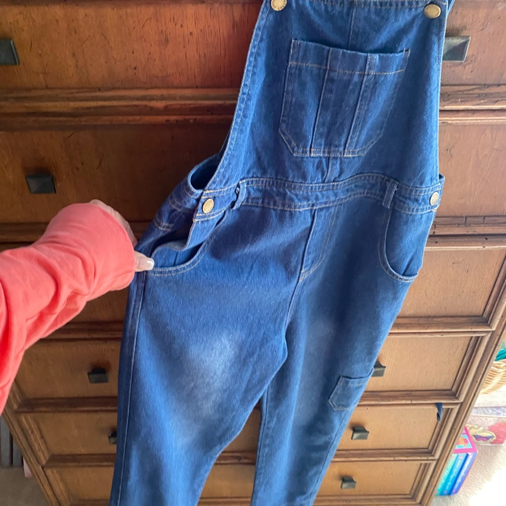 Denim Blue Women's Denim Overalls